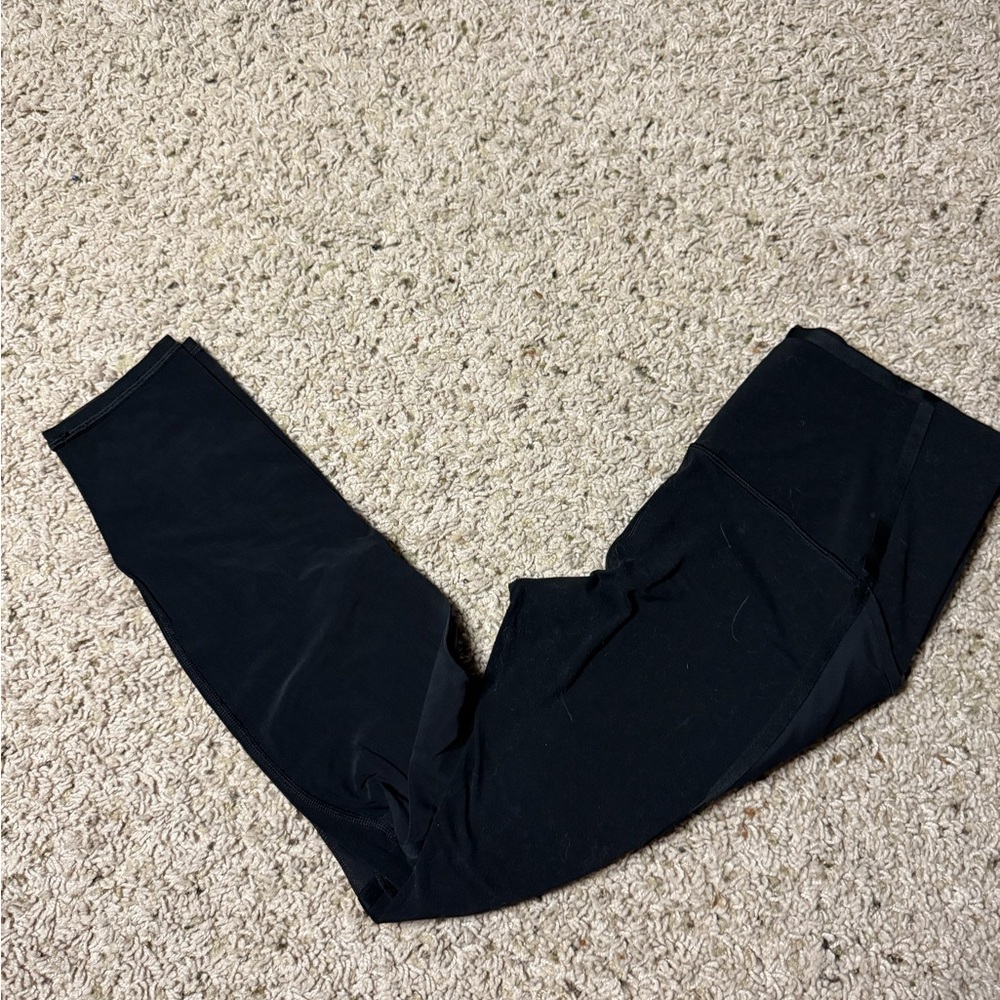 Athleta Black Vitality Stash Pocket 7/8 Tight